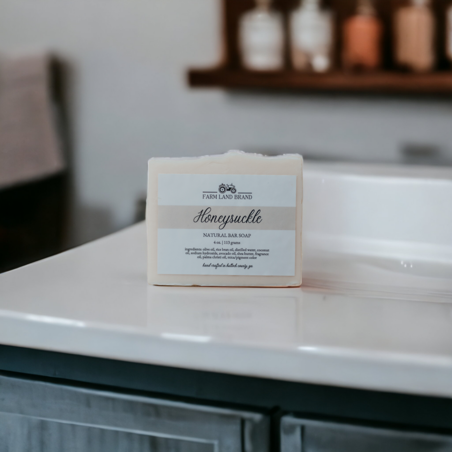 Honeysuckle Natural Bar Soap