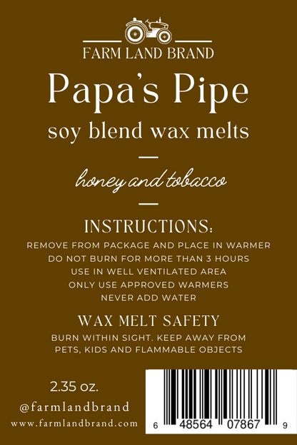 Papa's Pipe Soy Wax Melt