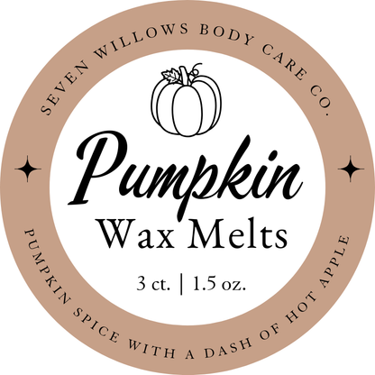 Pumpkins Wax Melt Fall Scented with Apple and Pumpkin