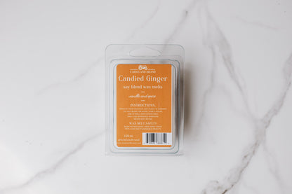 Candied Ginger Soy Wax Melt    scented with ginger  and spice